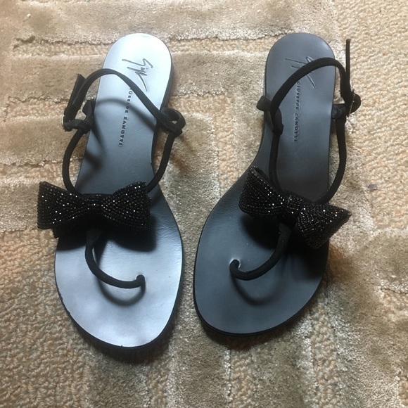 GIUSEPPE ZANOTTI - Crystal Embellished Slingback - Picture 2 of 7